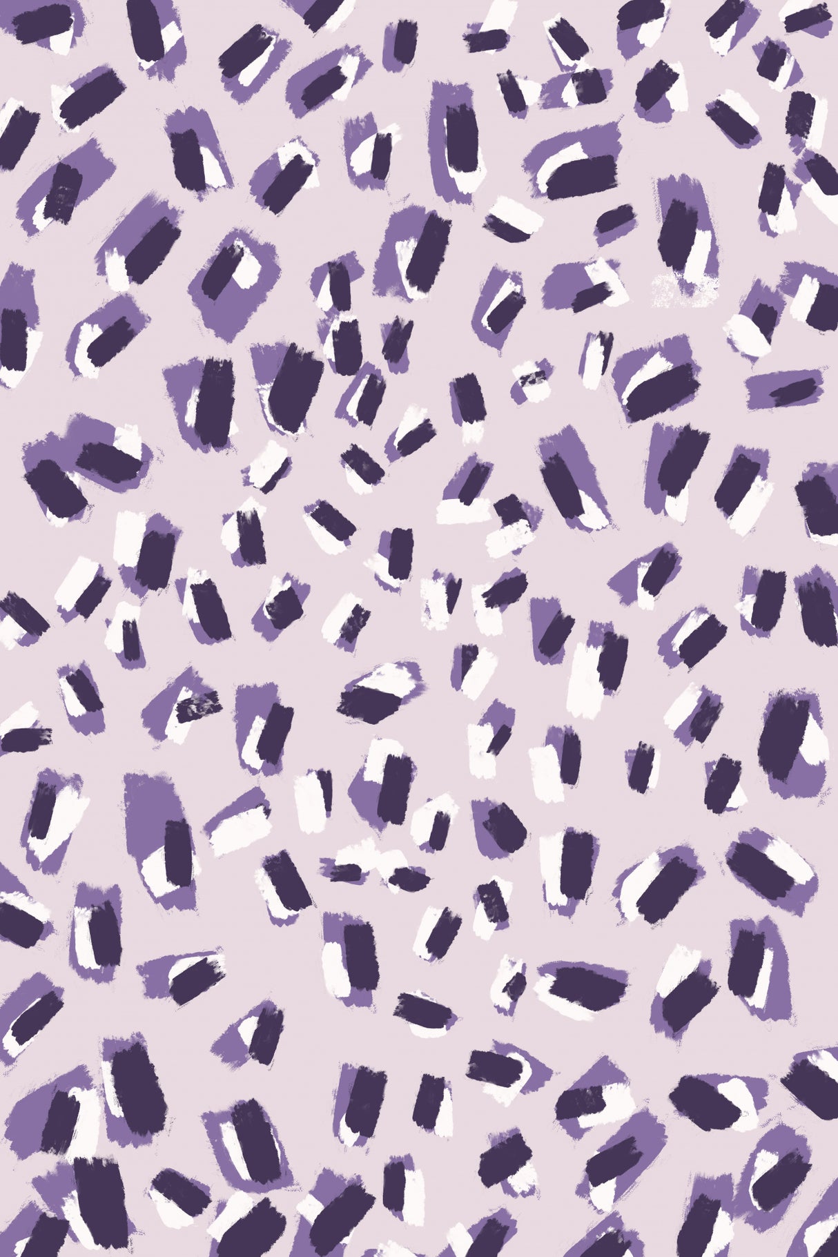 Little Purple Strokes Poster och Canvastavla