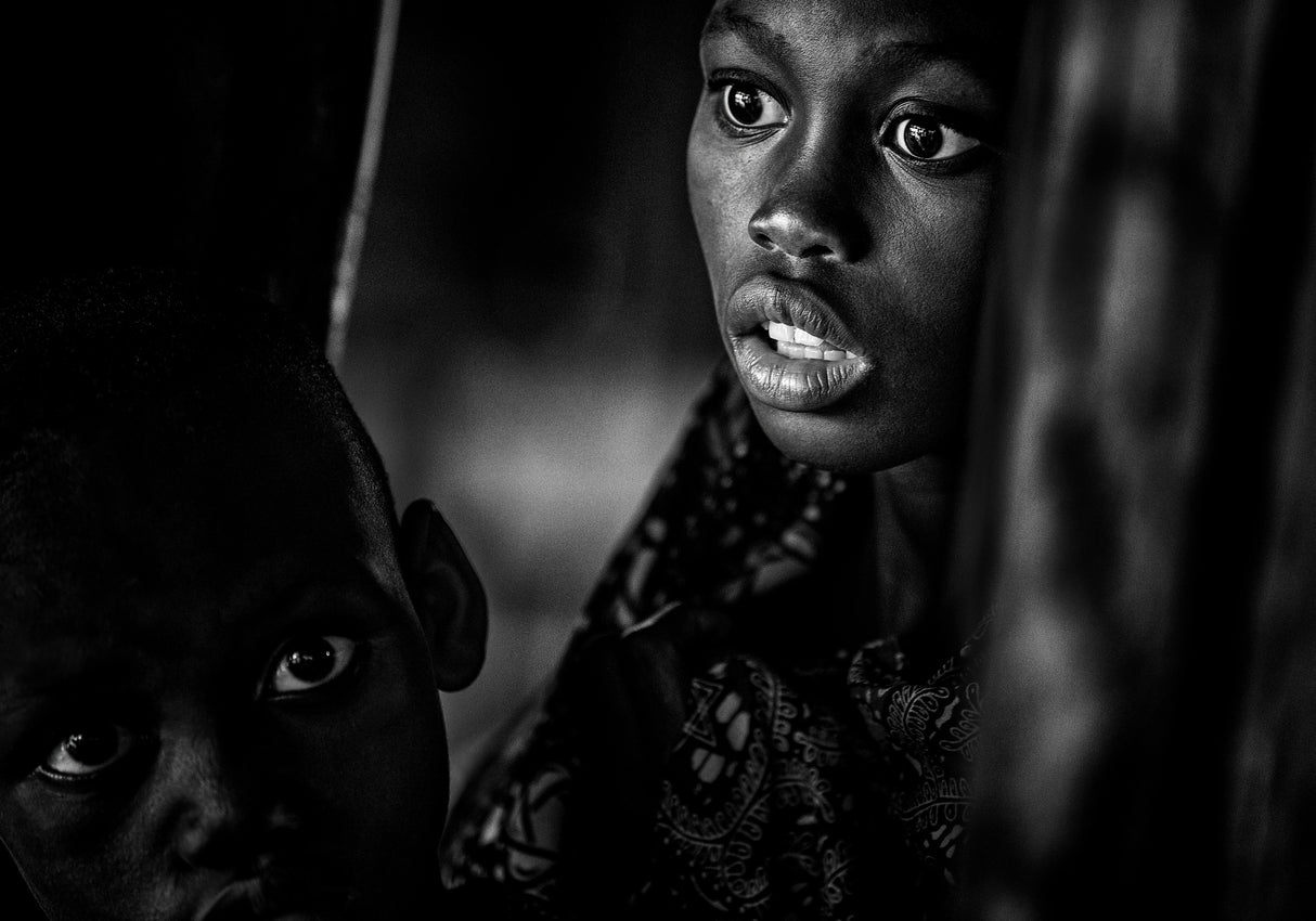 Siblings-I -Benin Poster och Canvastavla