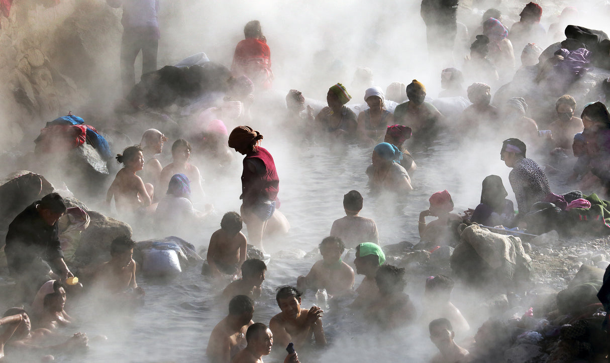 Hot Spring Poster och Canvastavla