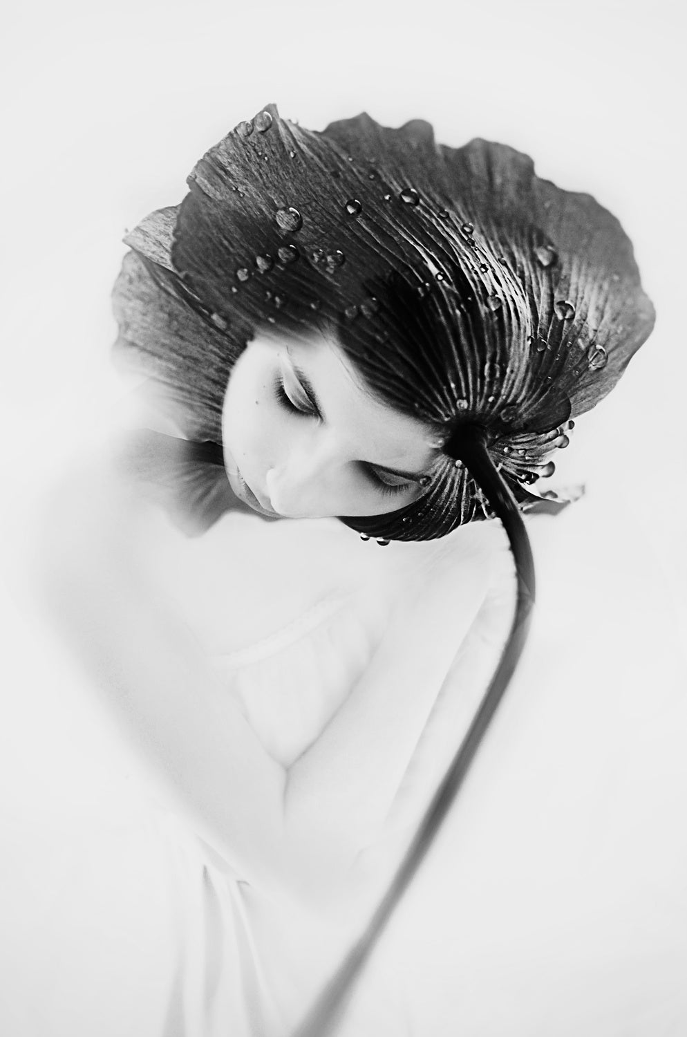 Flower woman Poster och Canvastavla