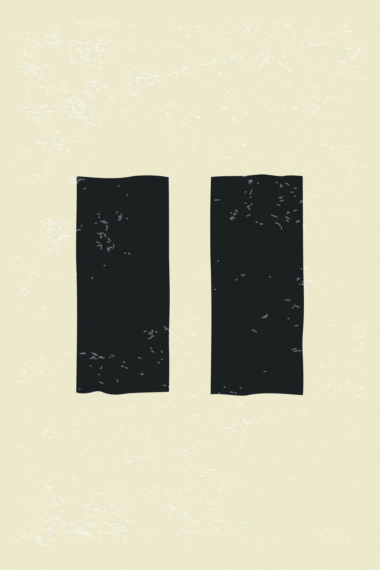 Black Minimal Shapes Series #7 Poster och Canvastavla