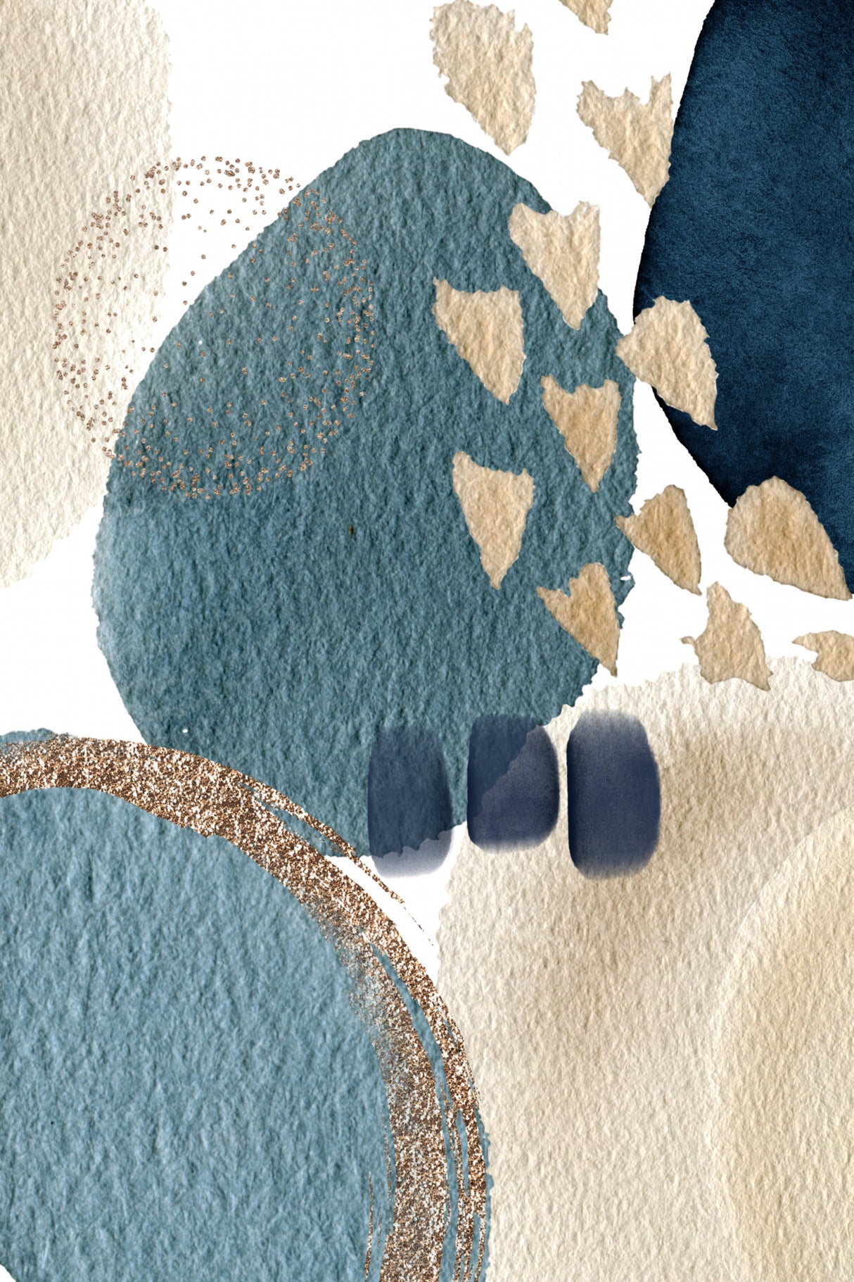 Blue Beauty-3 Poster och Canvastavla