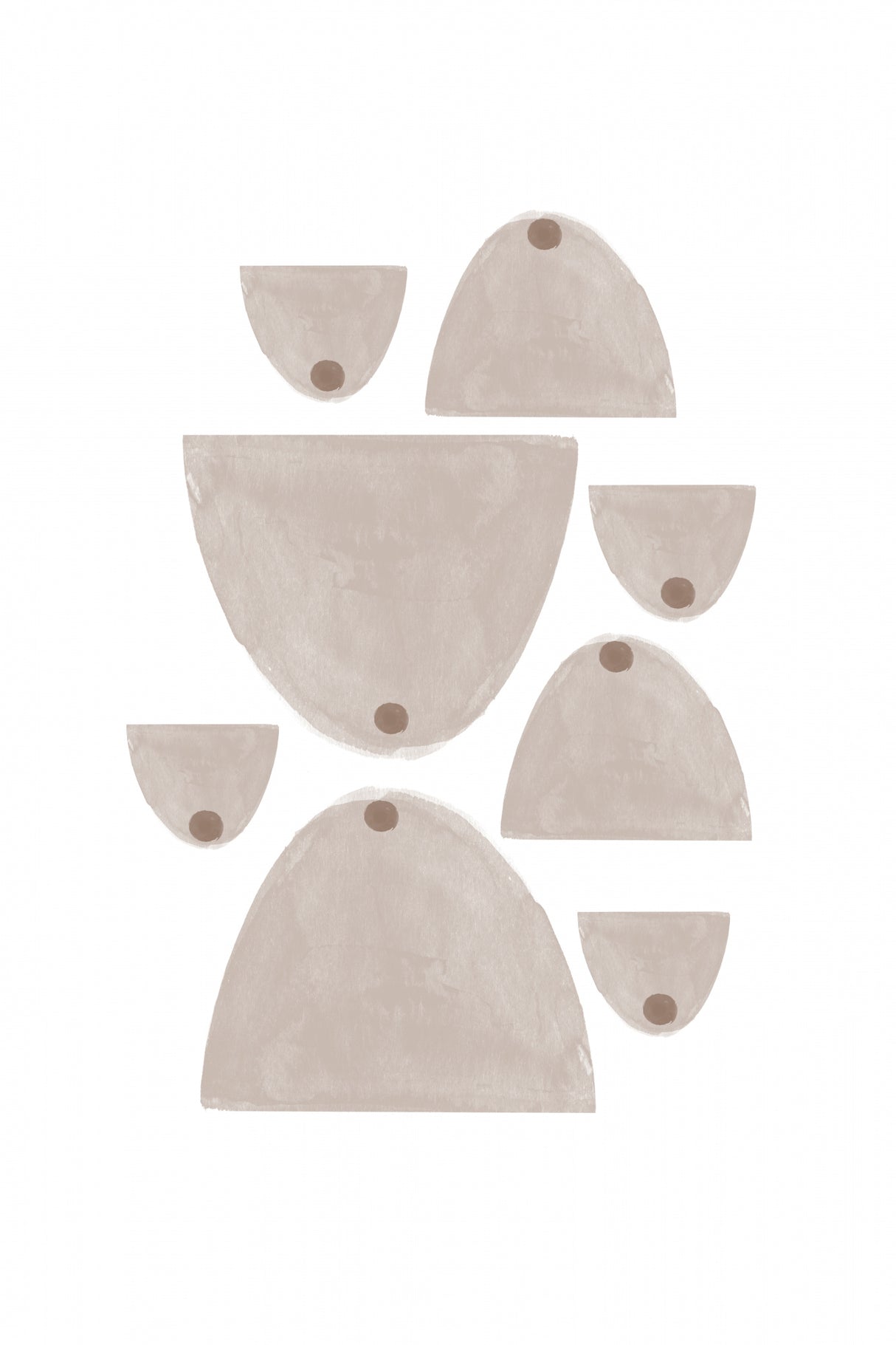 Soft Composition No3. Poster och Canvastavla