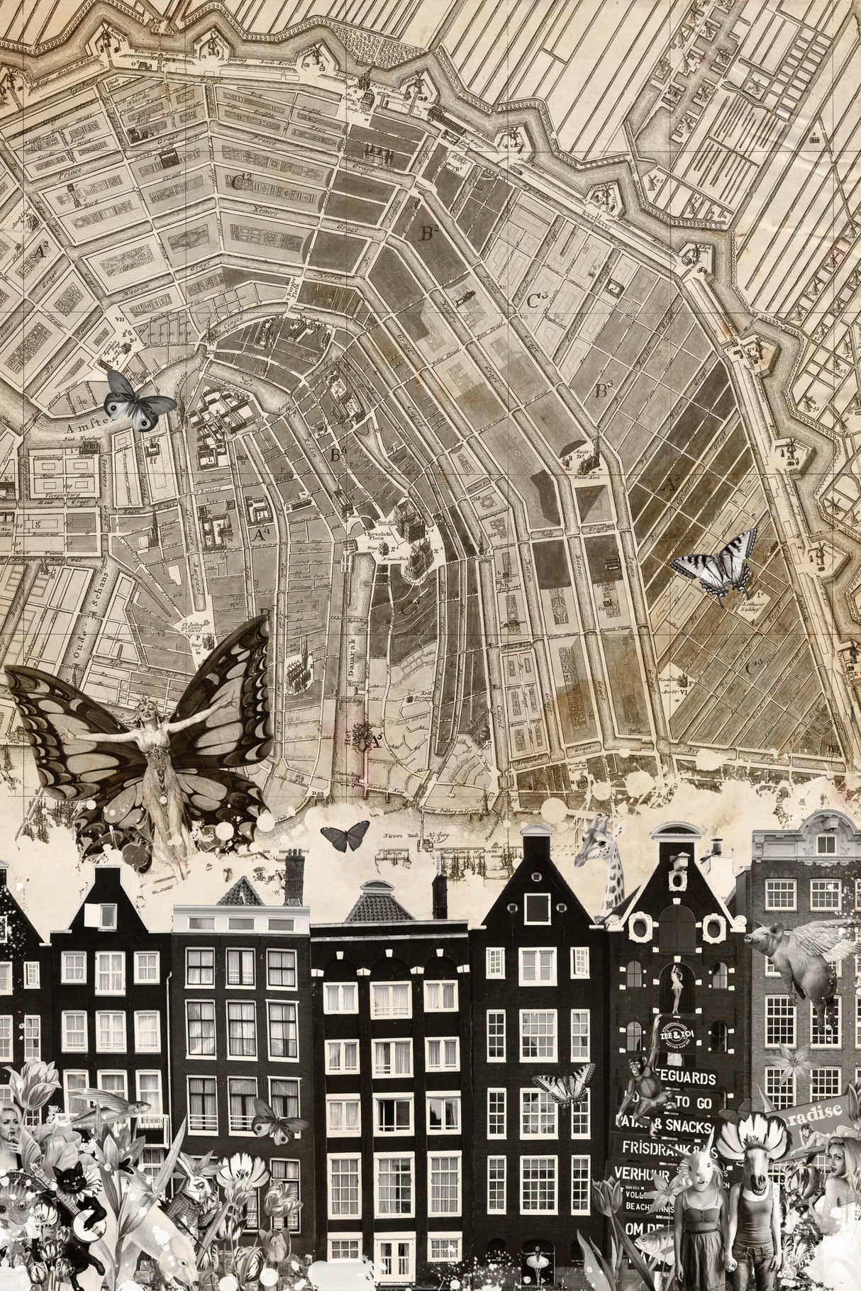 Amsterdam (City Breaks) Poster och Canvastavla