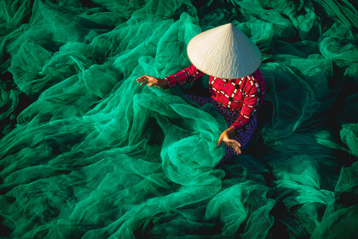 The fishing net Poster och Canvastavla