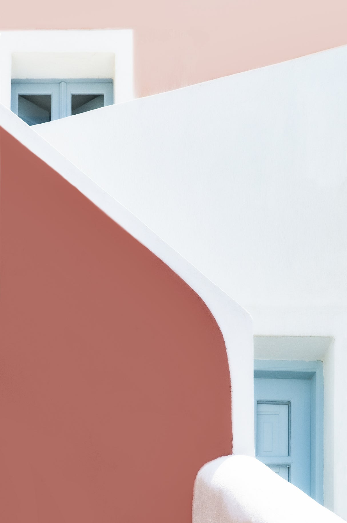 pastel pinks and blues Poster och Canvastavla