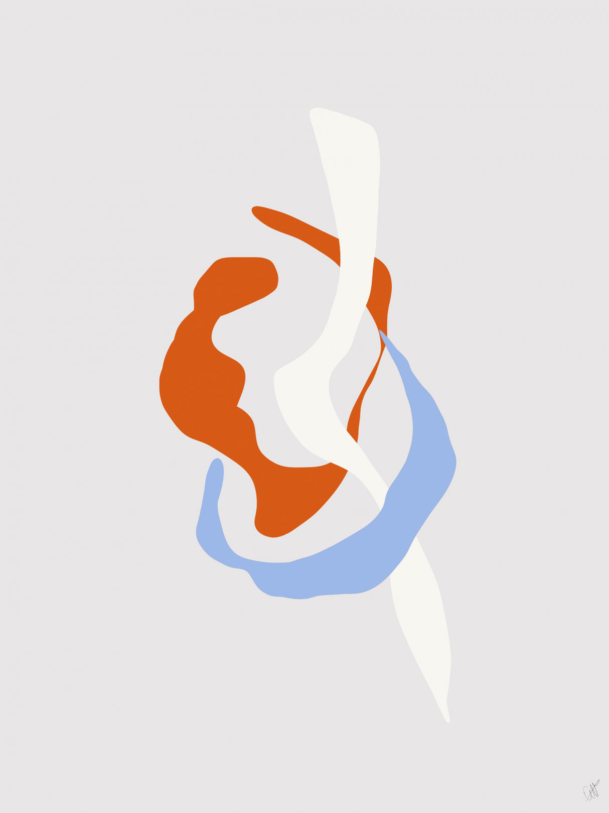 Scandi Abstract 8 Poster och Canvastavla