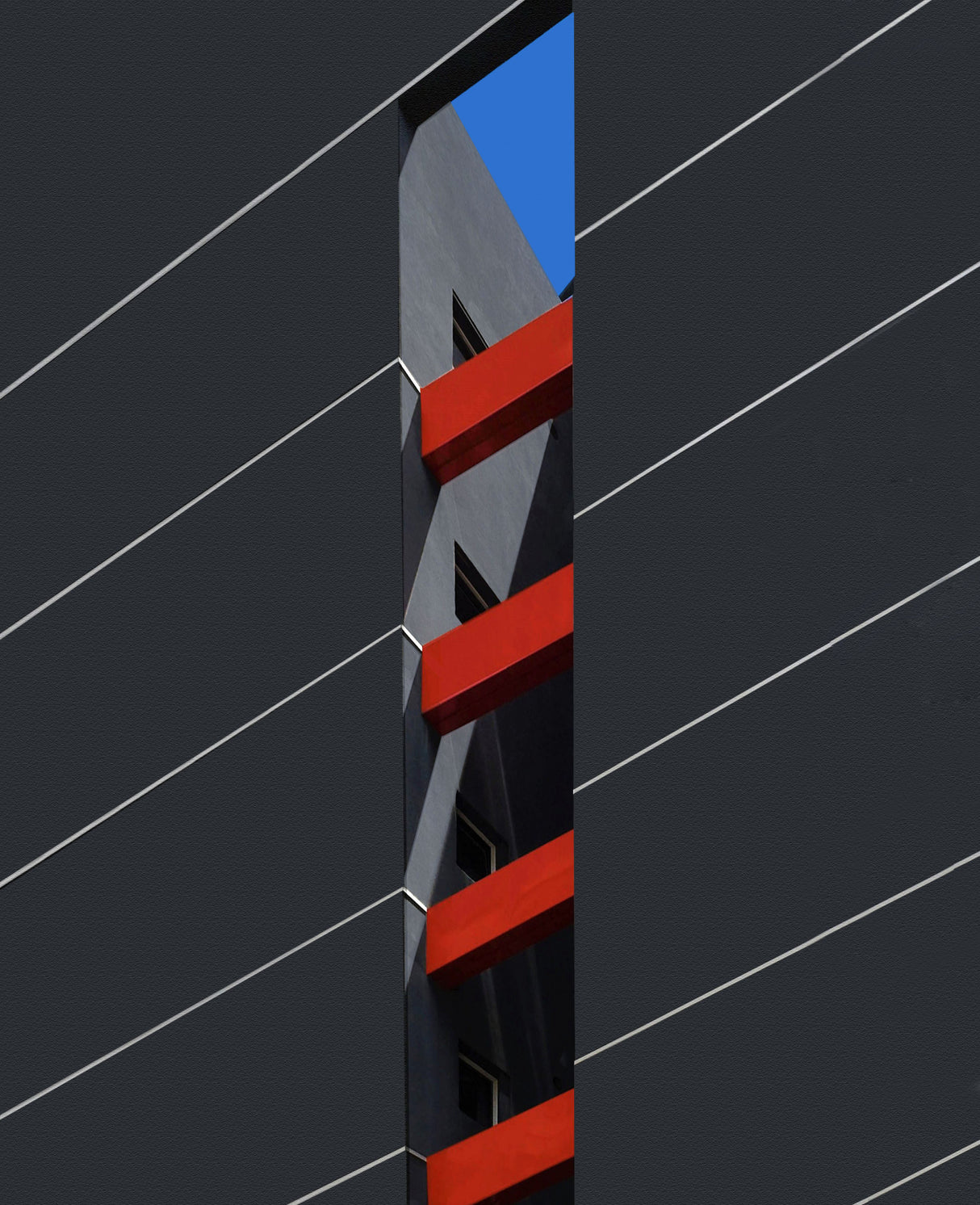 Facade - Tel Aviv Poster och Canvastavla