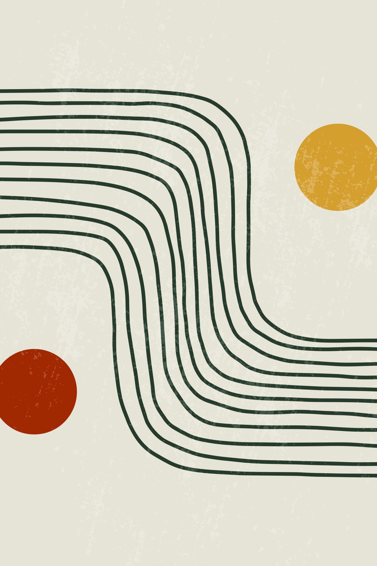 Minimal Shapes #6 Poster och Canvastavla
