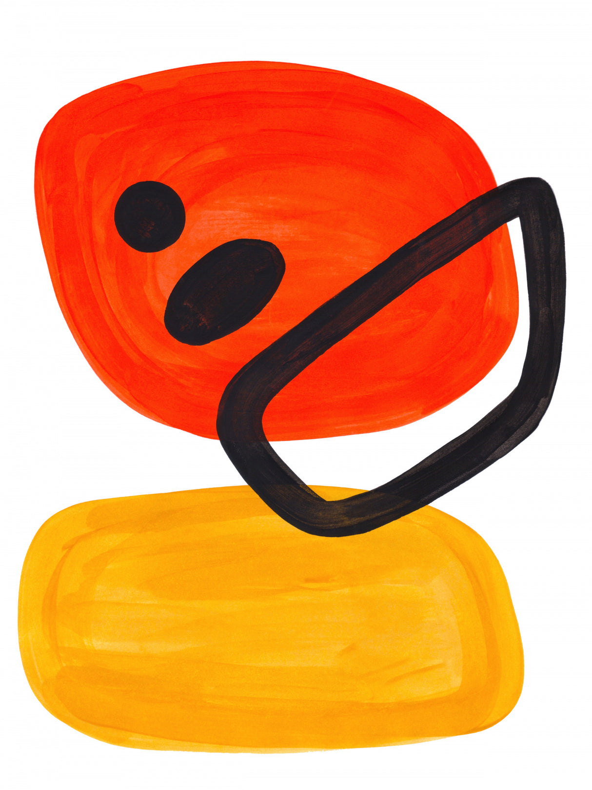 Sunset Orbit Poster och Canvastavla