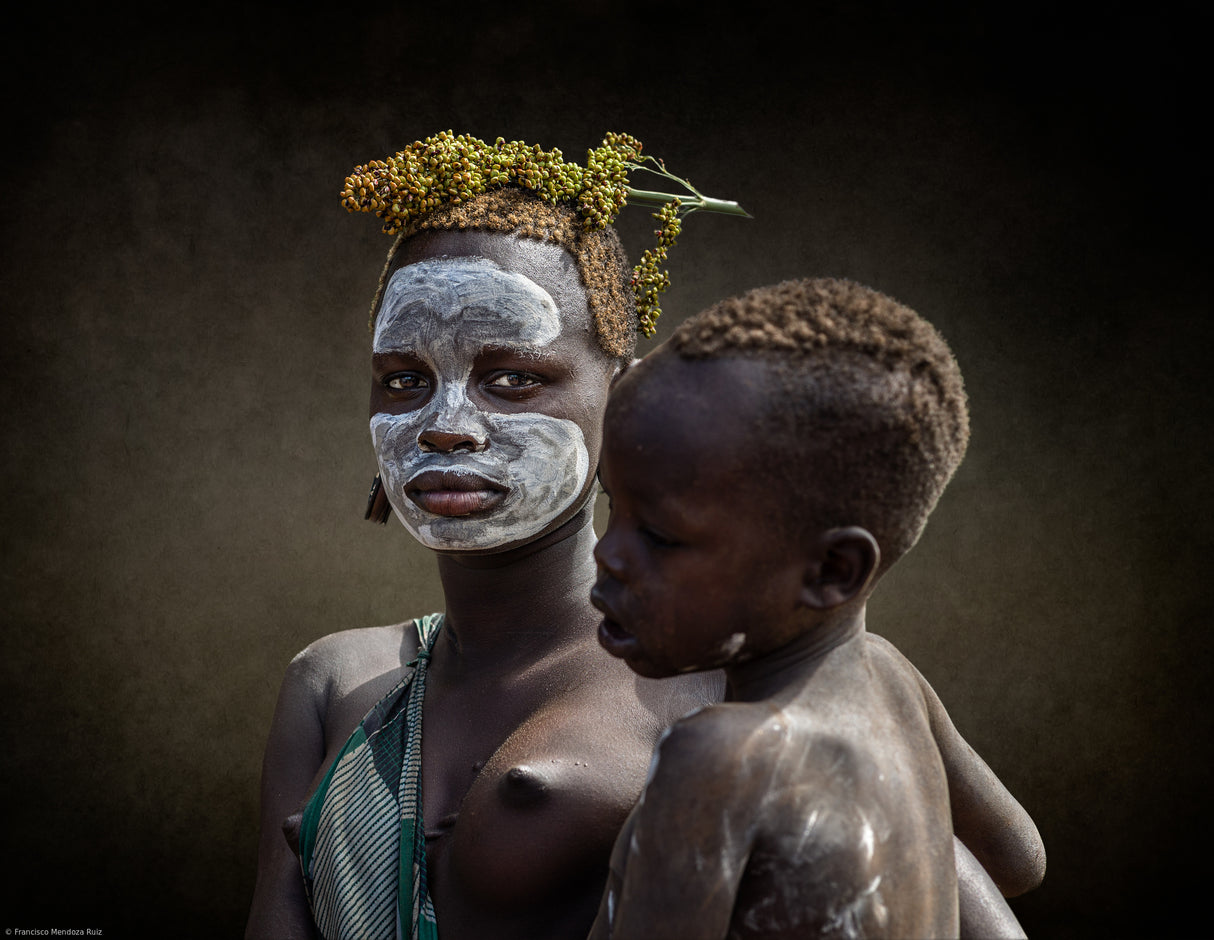 Surma young woman portrait Poster och Canvastavla