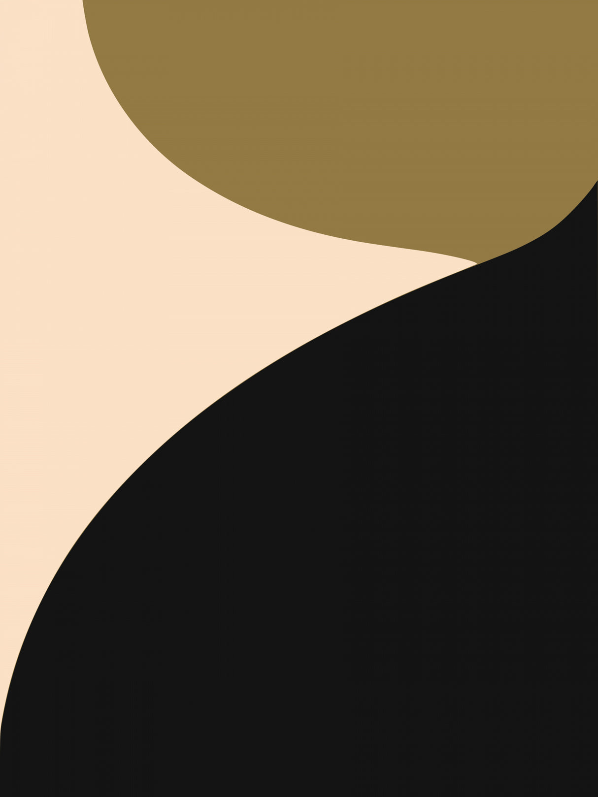 Minimal Abstract Curves Poster och Canvastavla