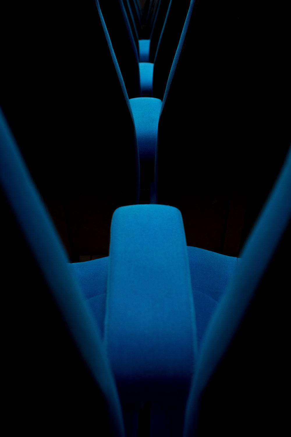 Blue armchairs Poster och Canvastavla