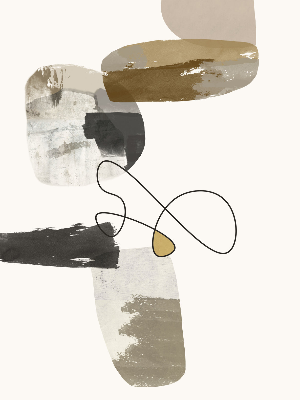 Shapes and Texture 1 Poster och Canvastavla