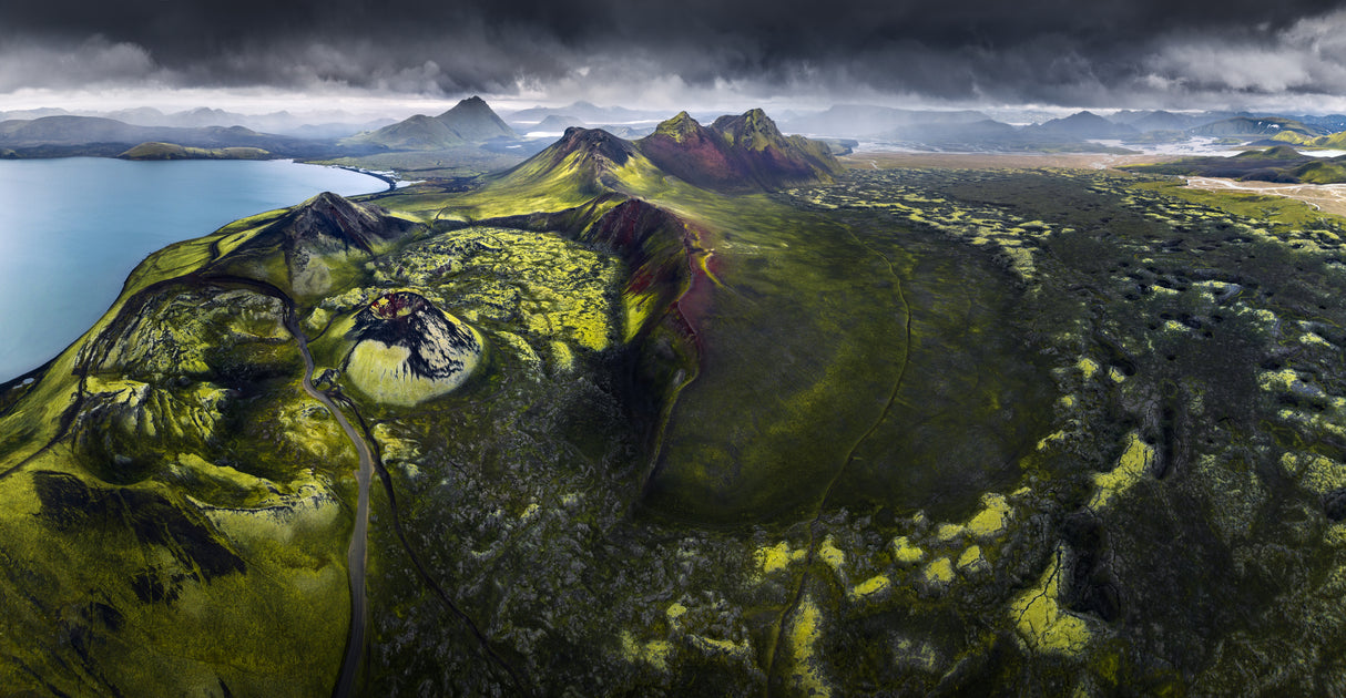 Volcano Fields Poster och Canvastavla