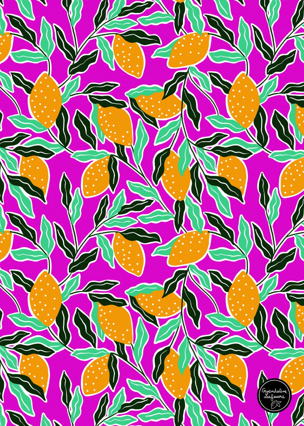 Lemon Forever Poster och Canvastavla