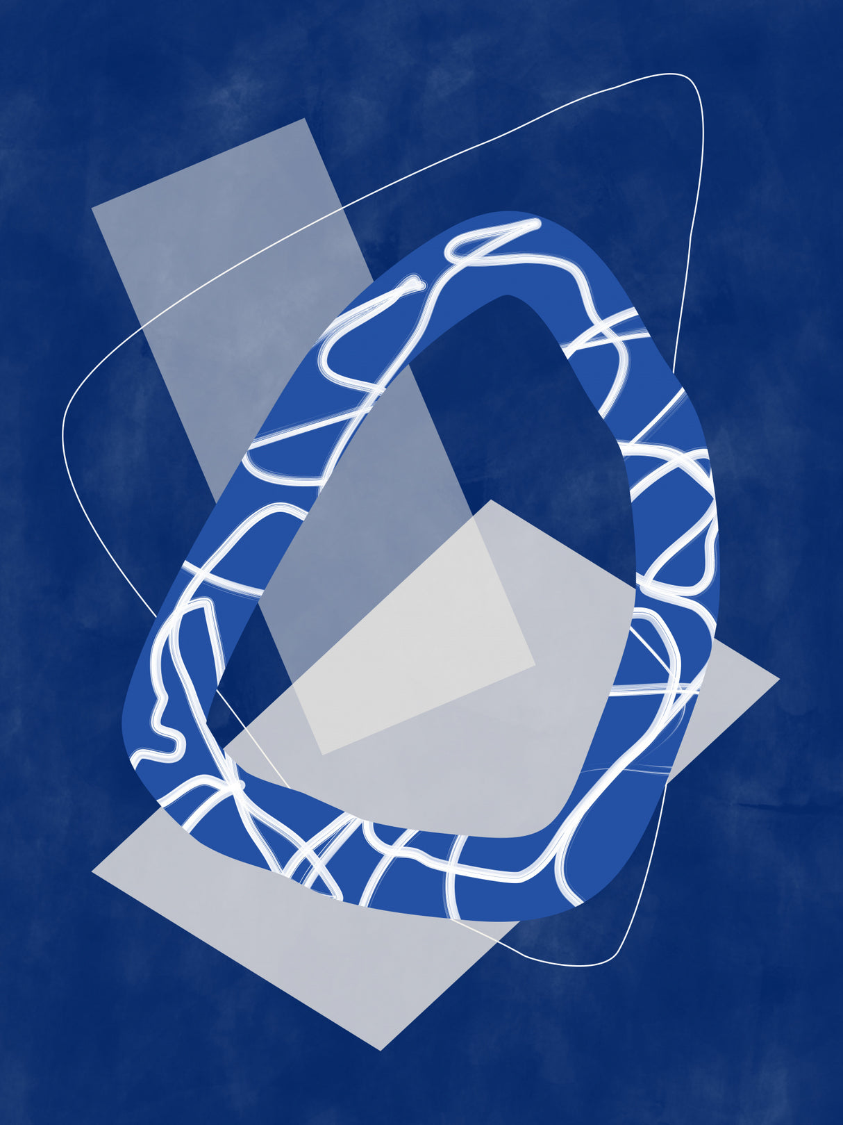 3x4 Aspectratio Indigo22 Poster och Canvastavla