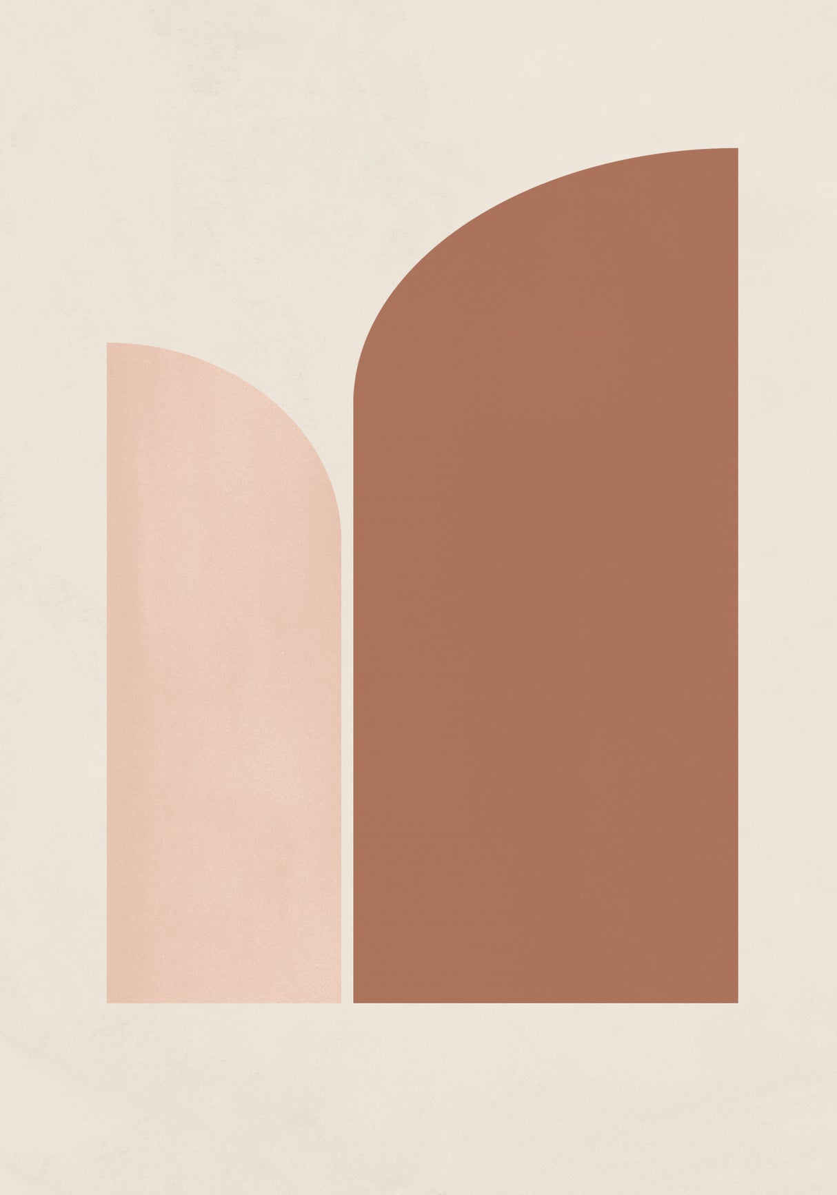 Retro Geometric Poster och Canvastavla