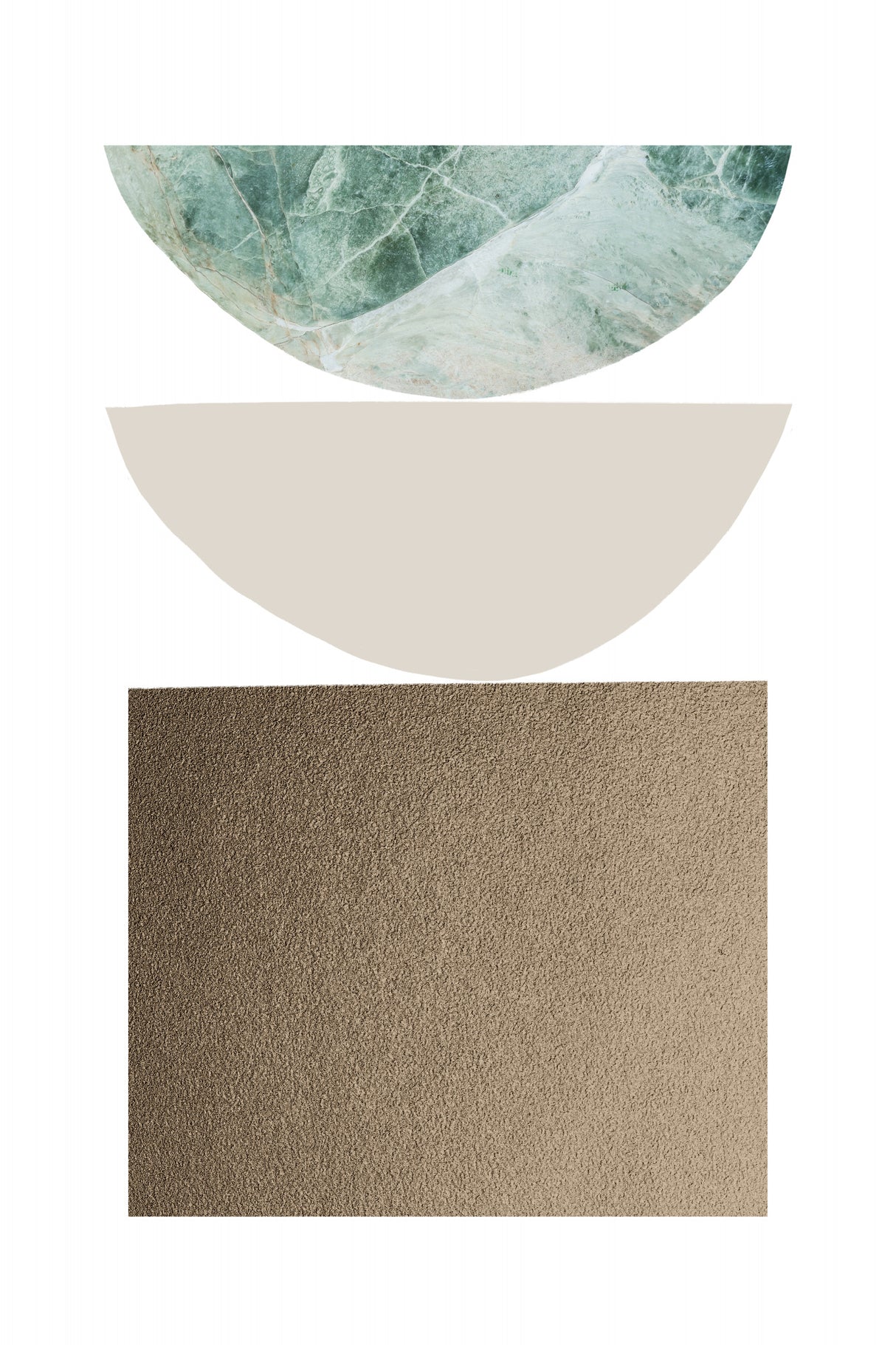 Textured Shapes Poster och Canvastavla