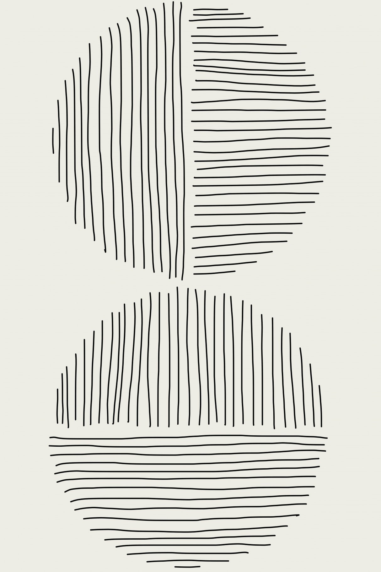 Minimal Circle Series #3 Poster och Canvastavla