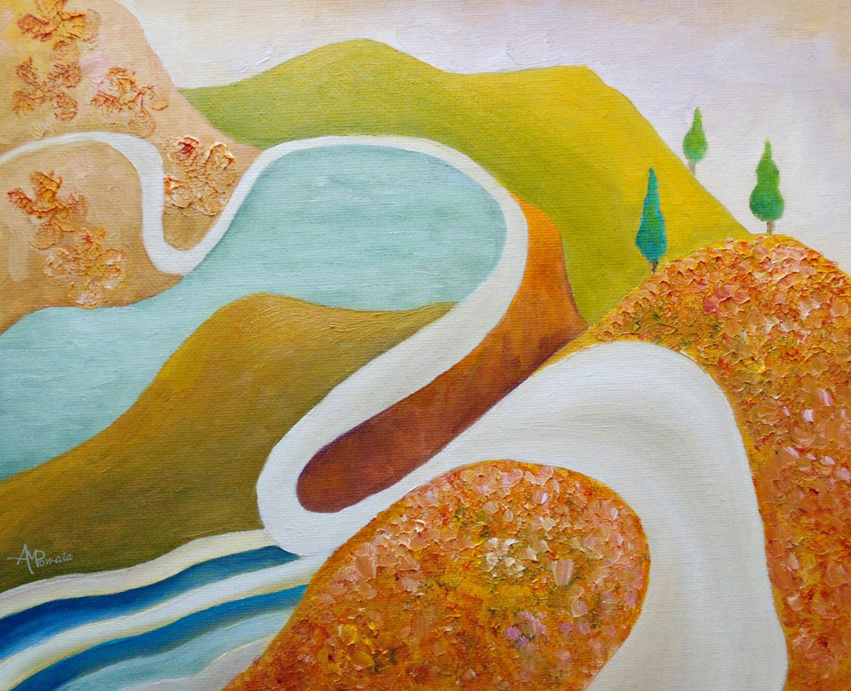 Along the Byway Poster och Canvastavla