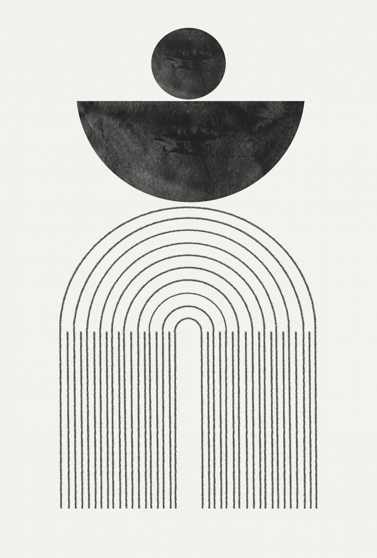 Arch Composition No6. Poster och Canvastavla