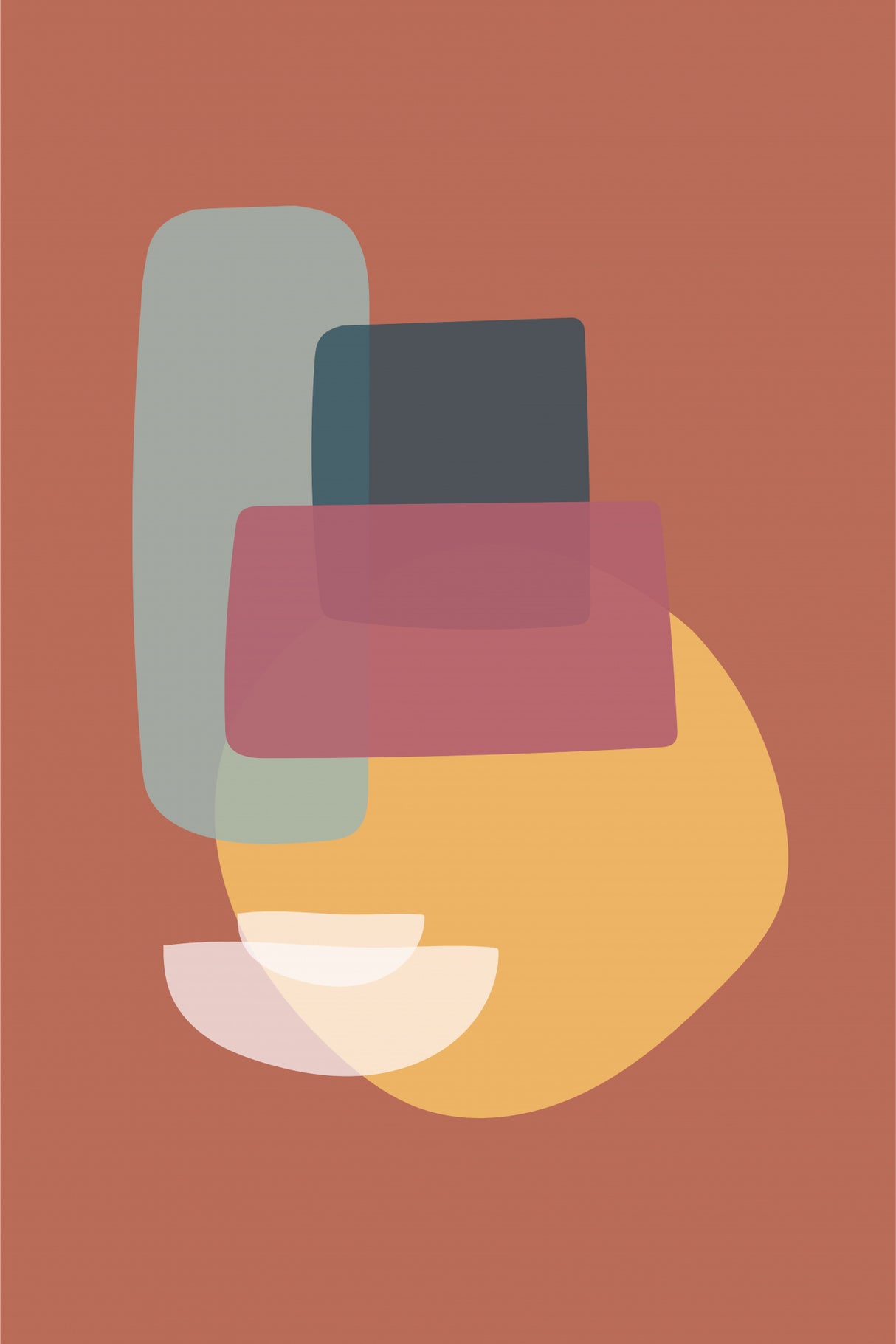 Living Abstract Poster och Canvastavla