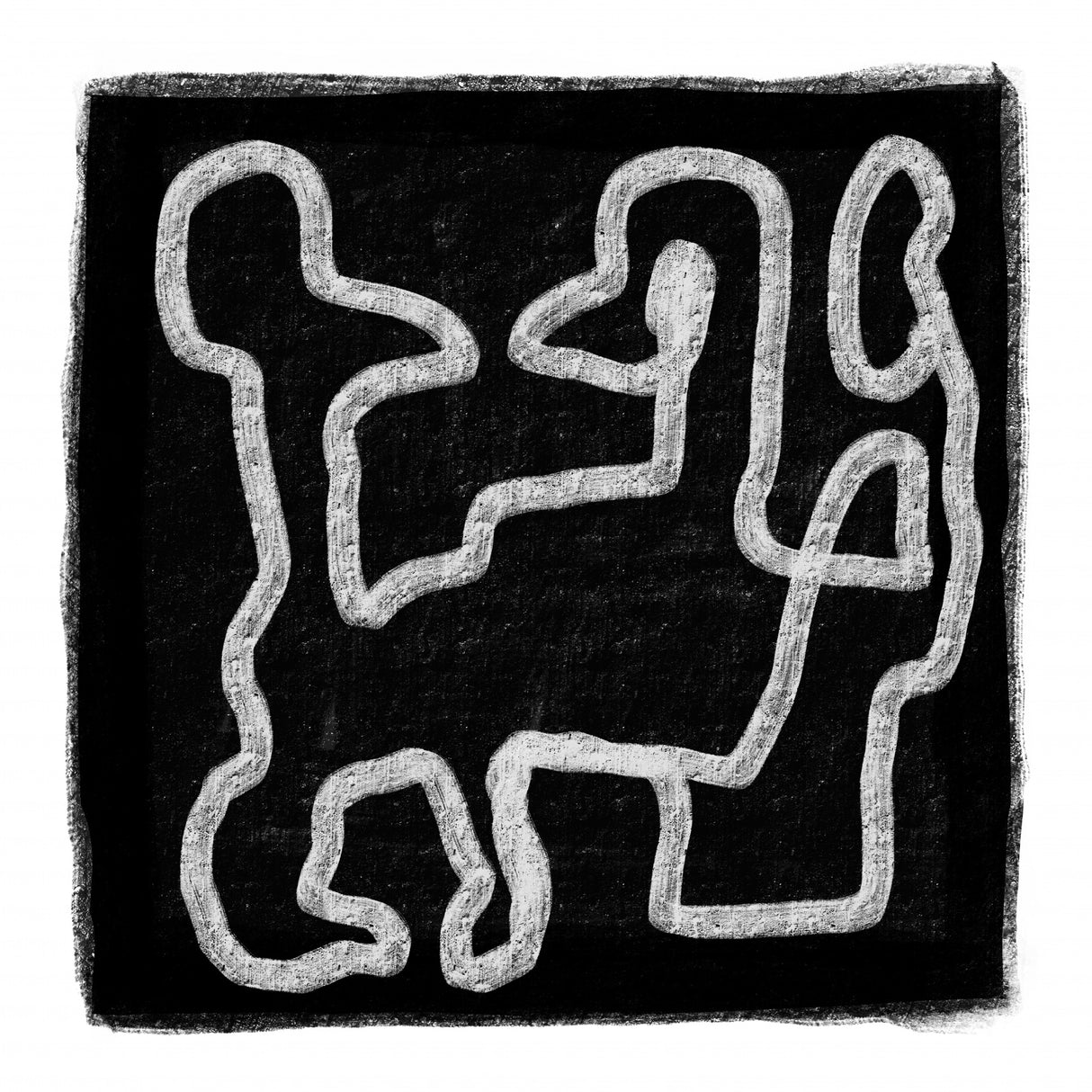 Black Scribble 2 Poster och Canvastavla