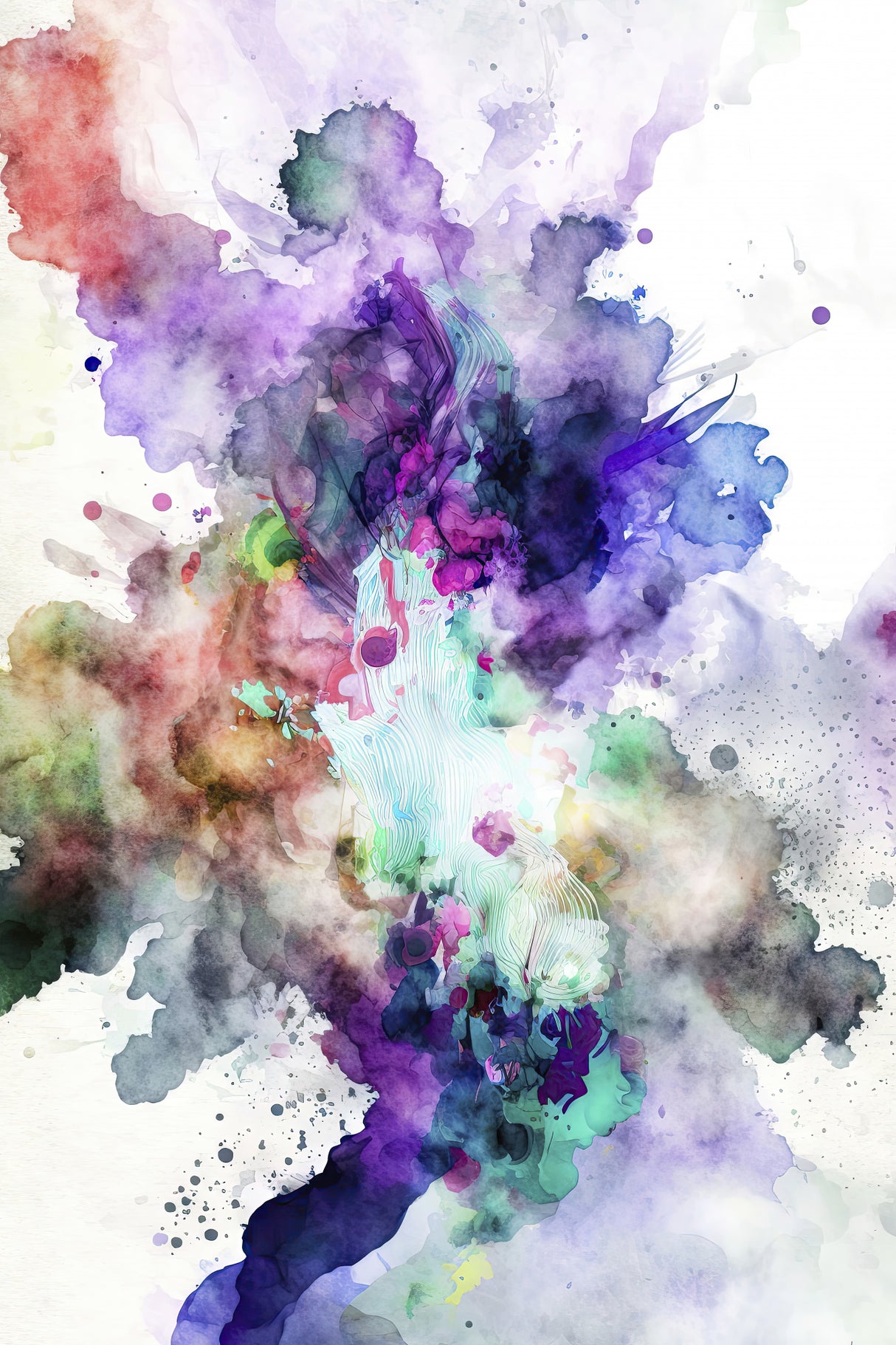 Chromatic Symphony Poster och Canvastavla