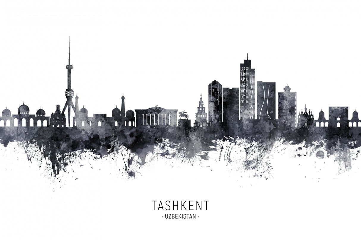 Tashkent Uzbekistan Skyline Poster och Canvastavla