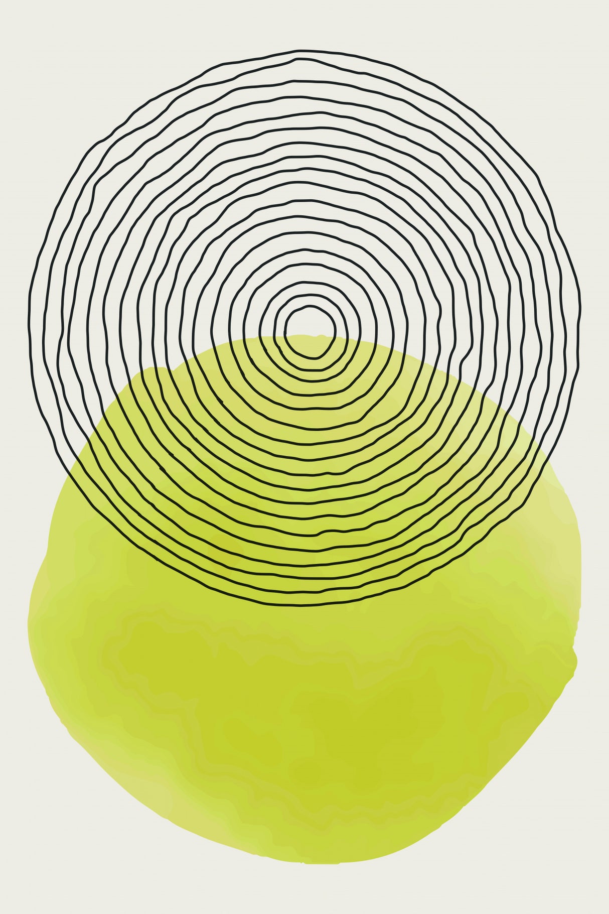 Sunny Minimal Design #2 Poster och Canvastavla