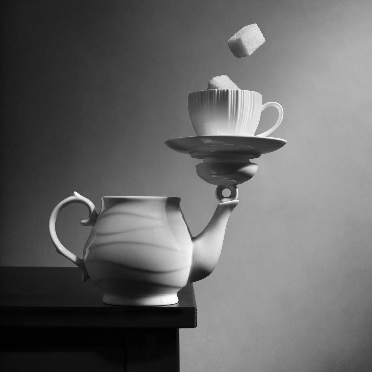 A cup of tea for the inner balance. Version 2 Poster och Canvastavla