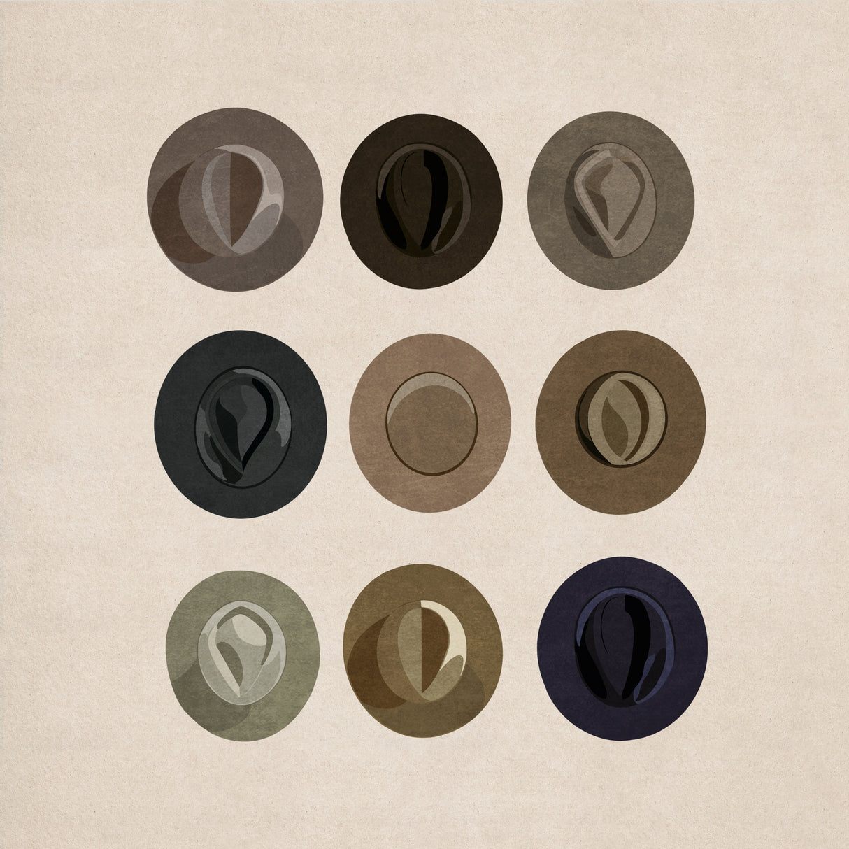 Hats Poster och Canvastavla