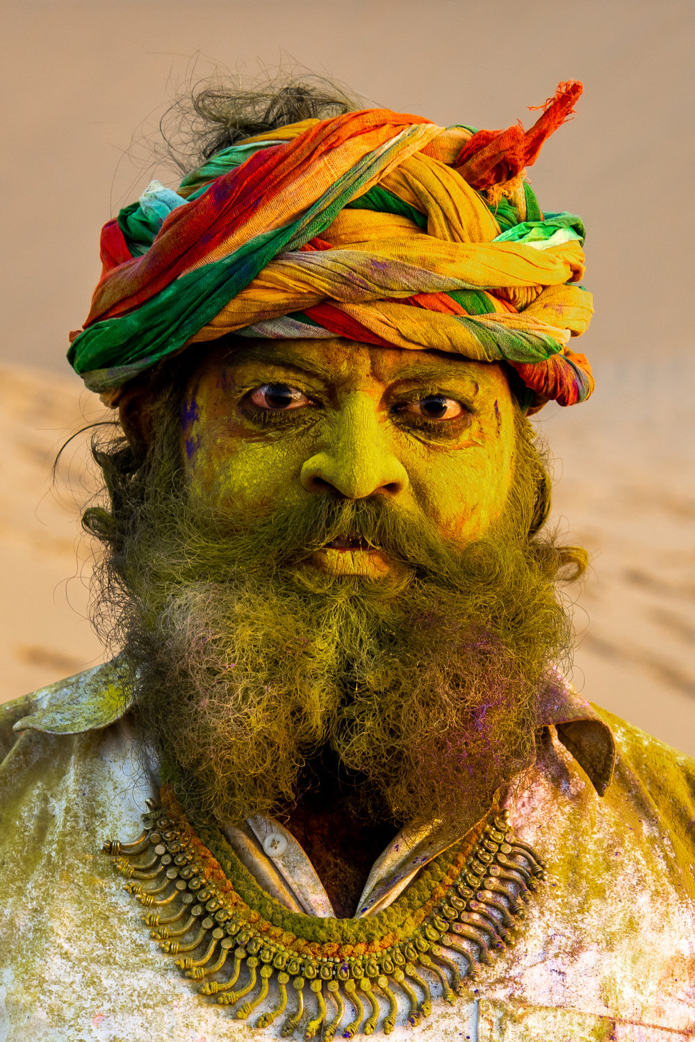 Celebrating Holi Poster och Canvastavla