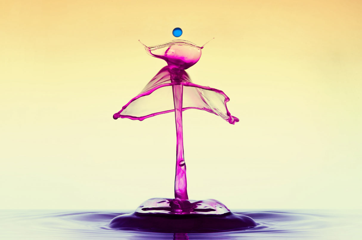 Splash Color Water Poster och Canvastavla