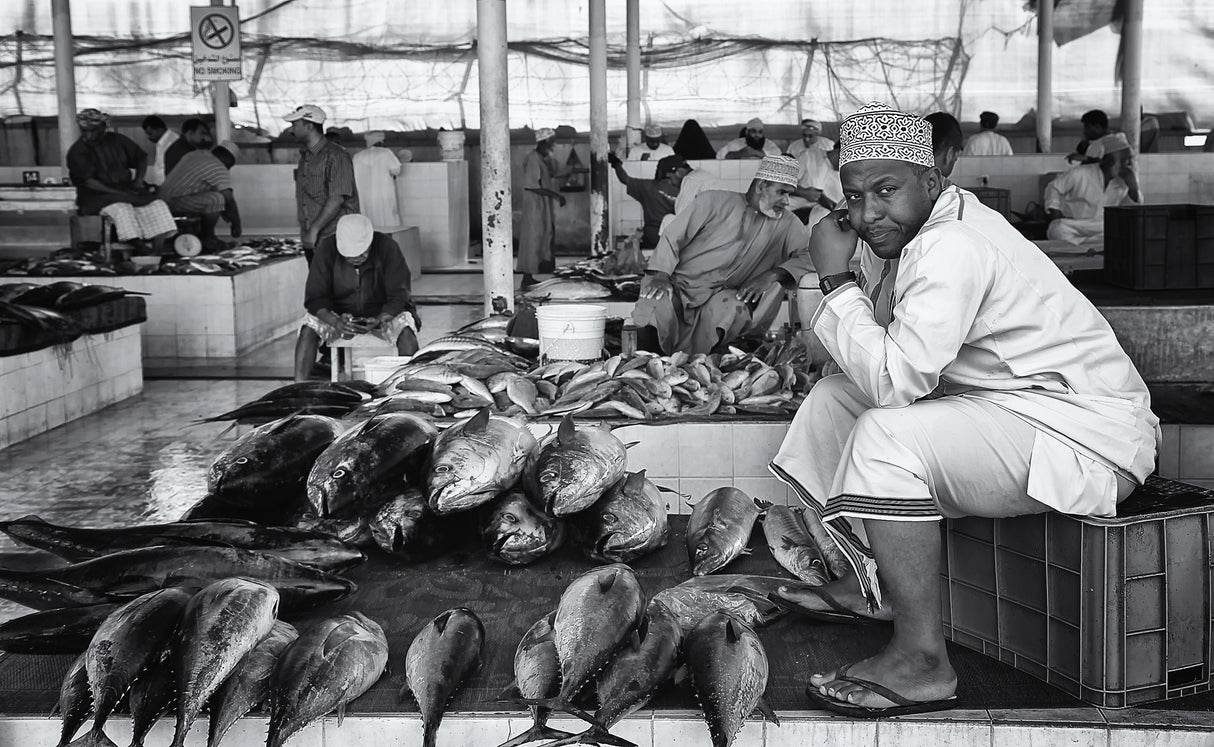 Fish market Poster och Canvastavla