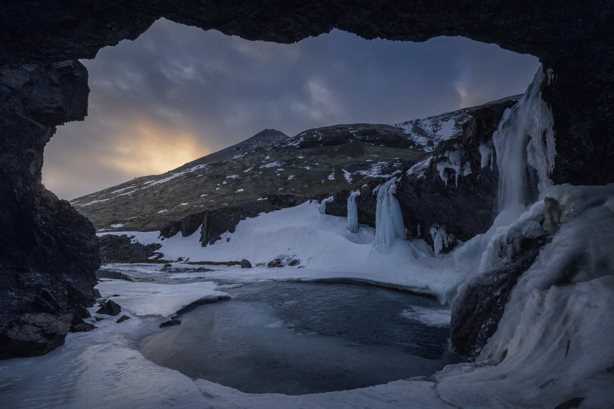 Skutafoss Poster och Canvastavla