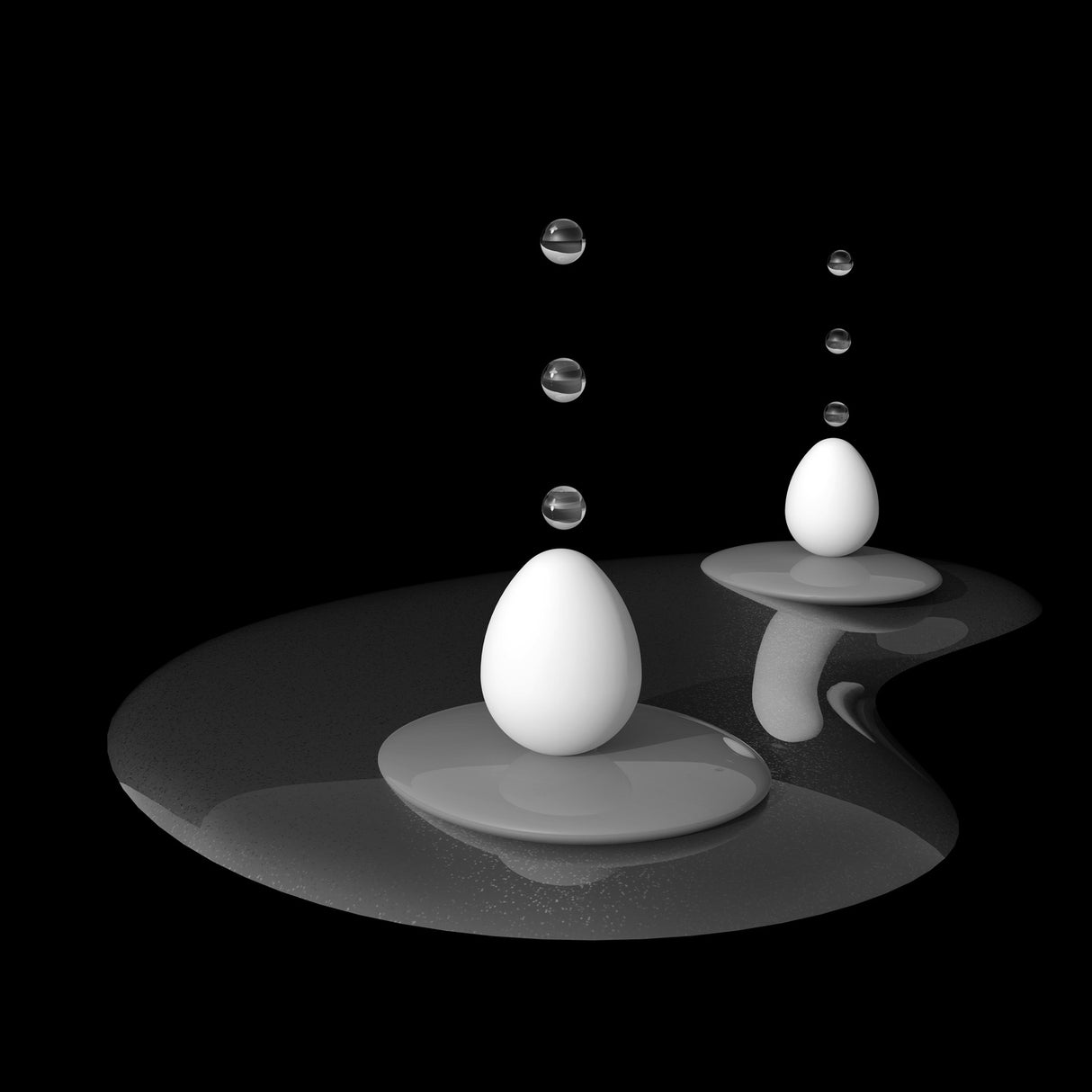 Two Eggs Poster och Canvastavla