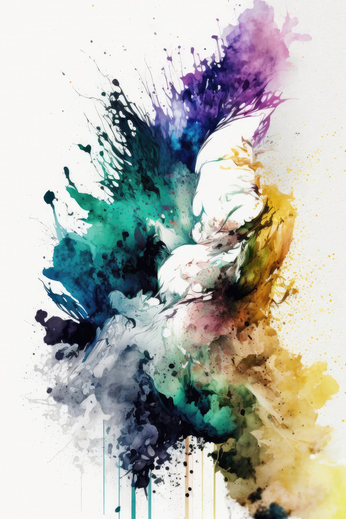 Radiant Mirage Poster och Canvastavla