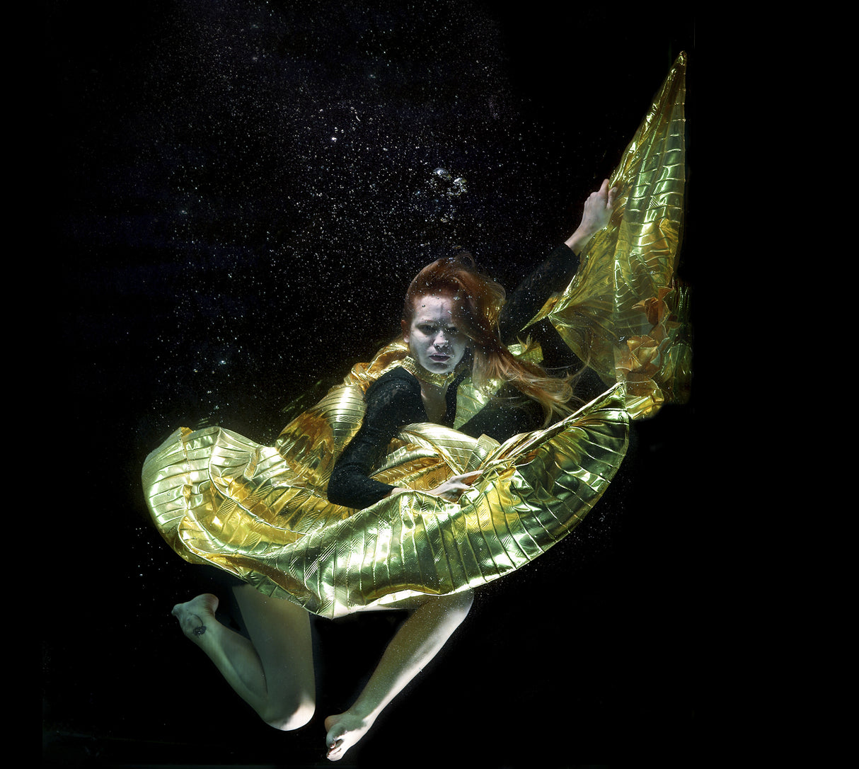 underwater artistic portrait shooting Poster och Canvastavla