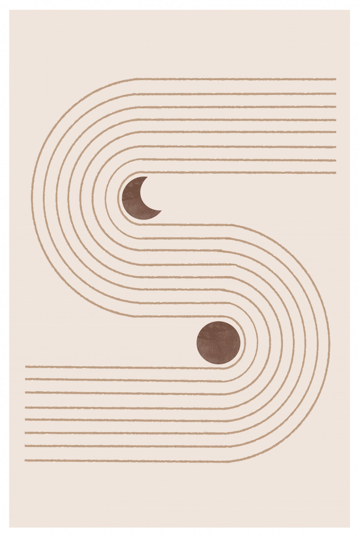 Boho Arch Poster och Canvastavla