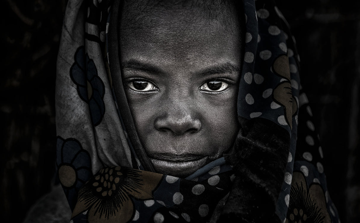 Samburu tribe girl-Kenya Poster och Canvastavla