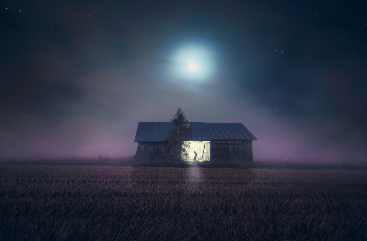 Does a full moon really change human behavior? Poster och Canvastavla