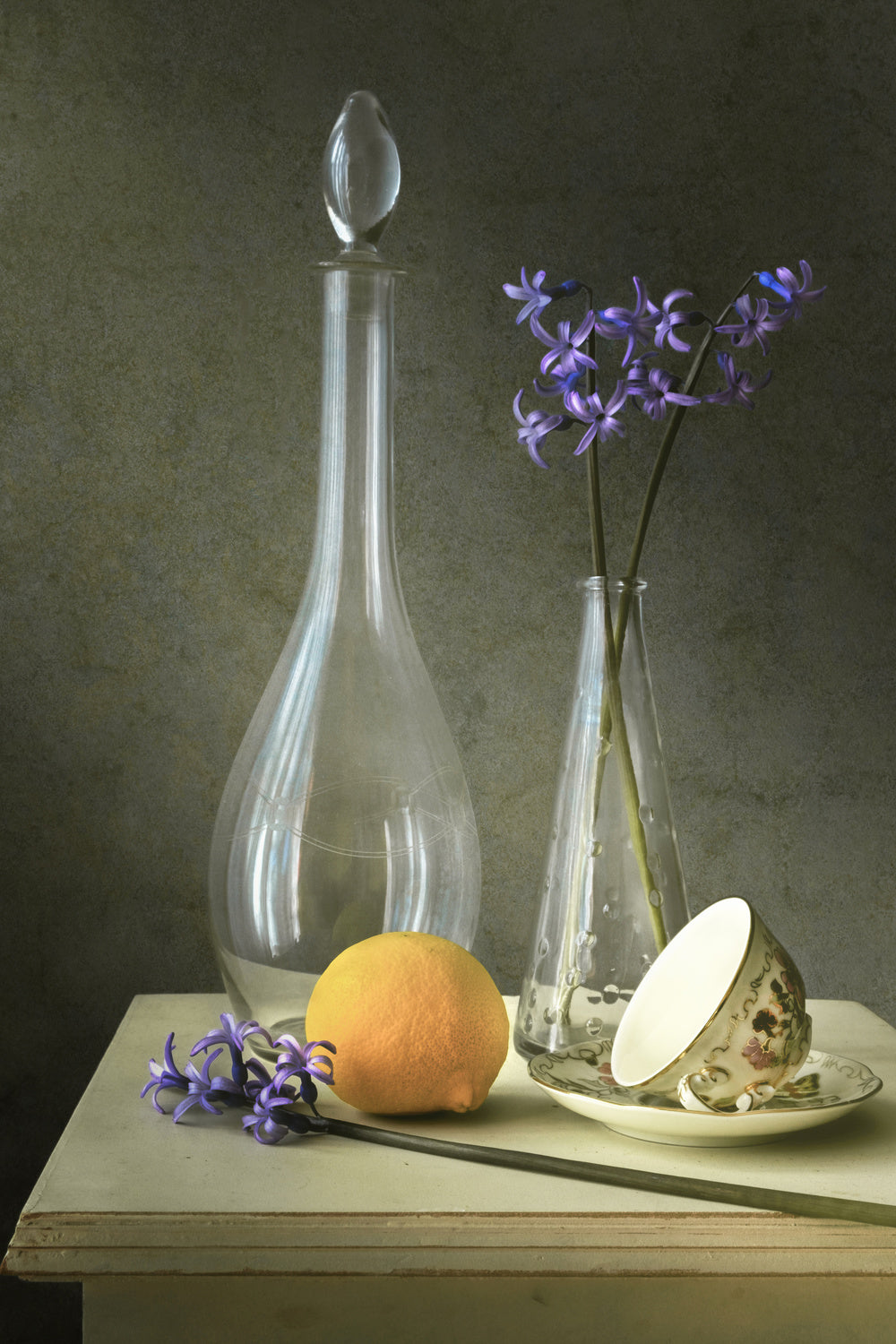 Still Life with Hyacinths Poster och Canvastavla