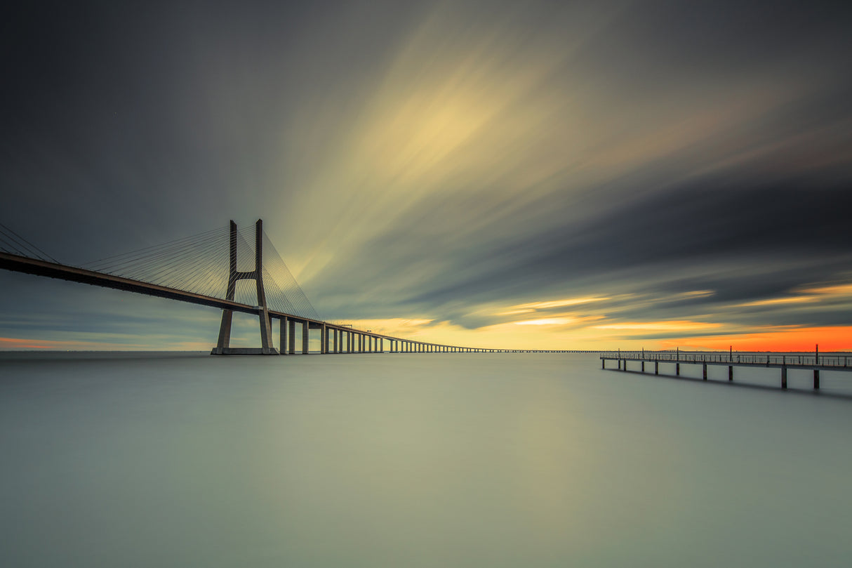 A new day in Lisbon Poster och Canvastavla