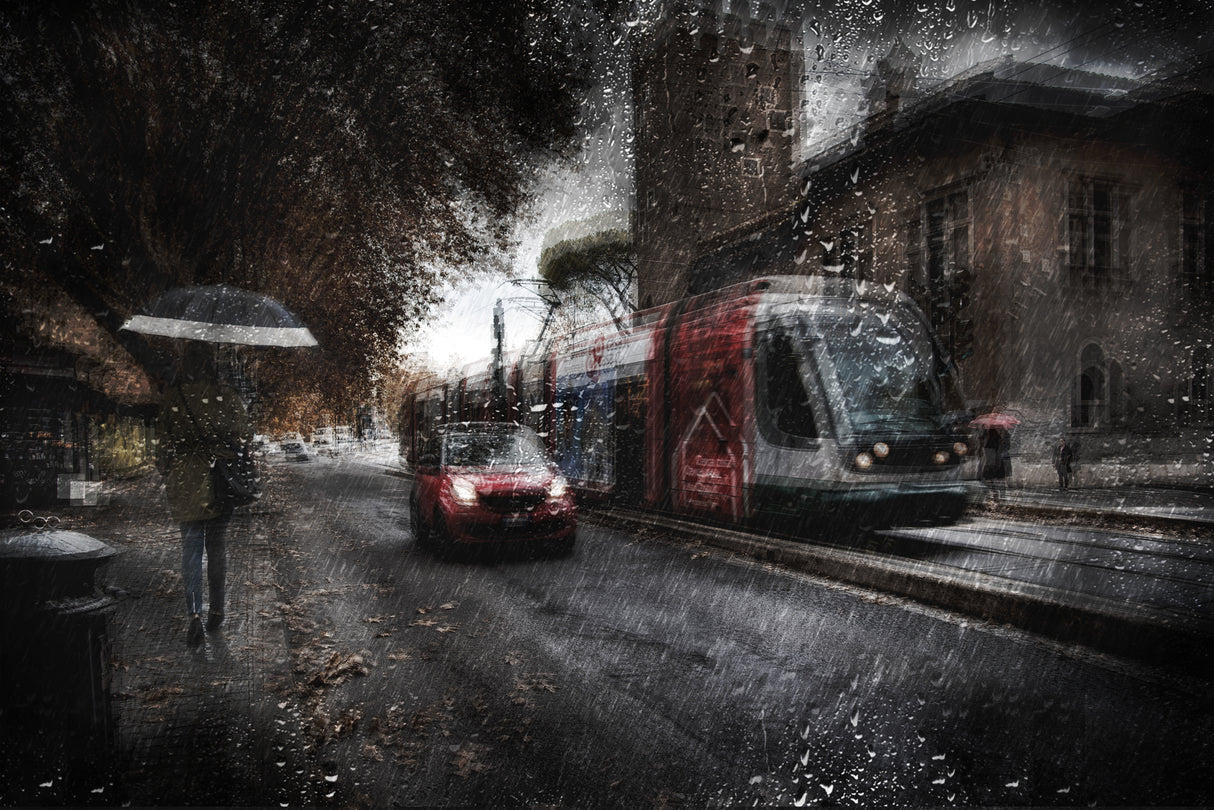 Still the umbrella Poster och Canvastavla