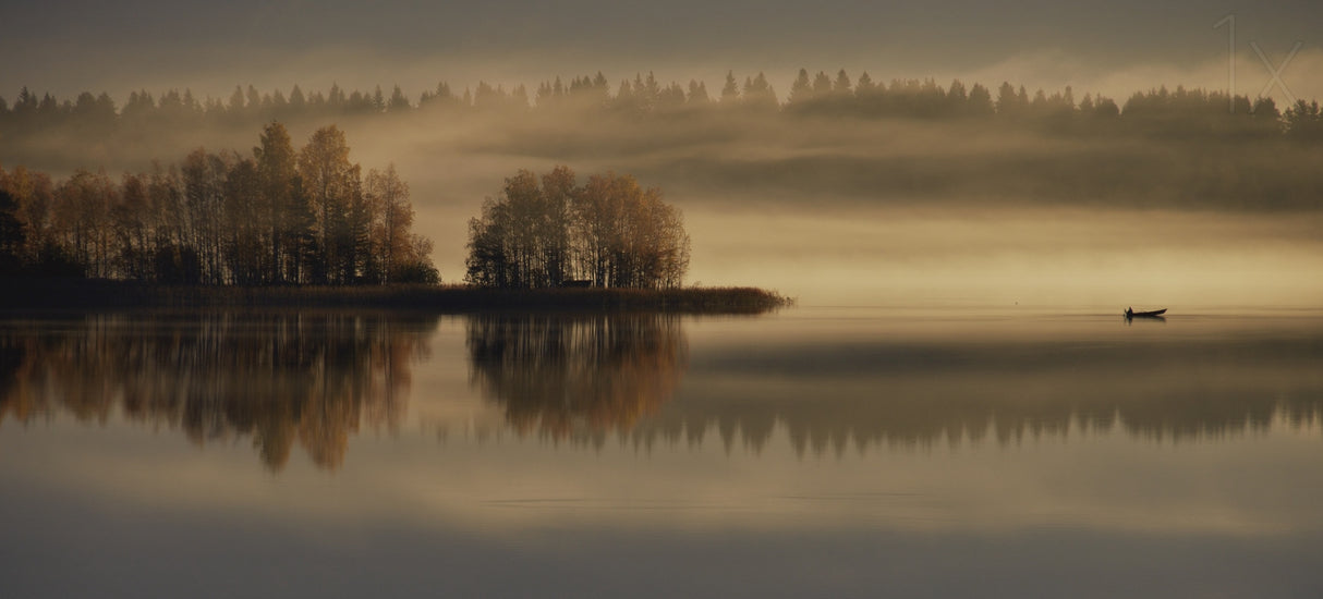 Early Autumn Morning Poster och Canvastavla