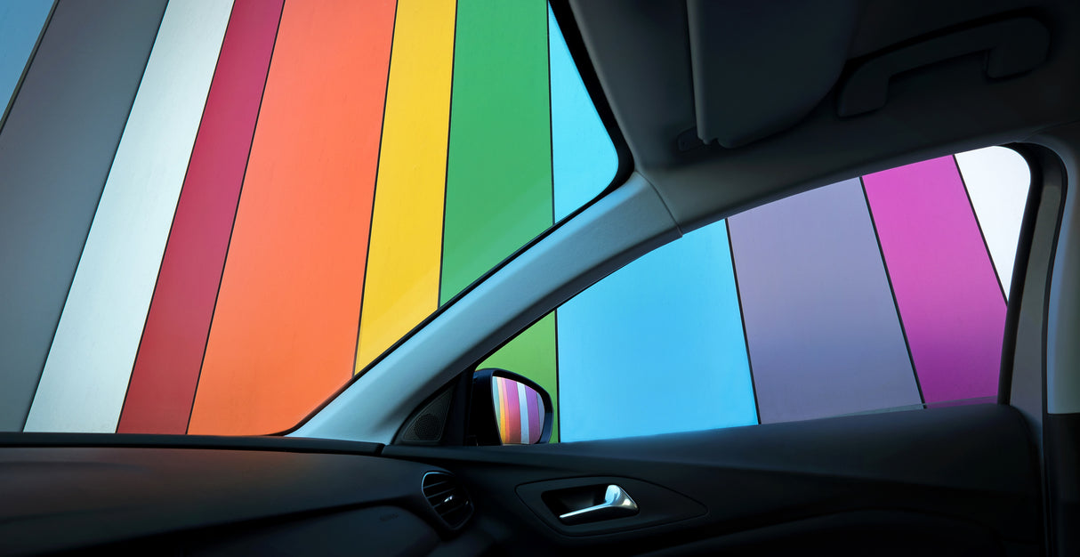 Parking Rainbowstreet Poster och Canvastavla
