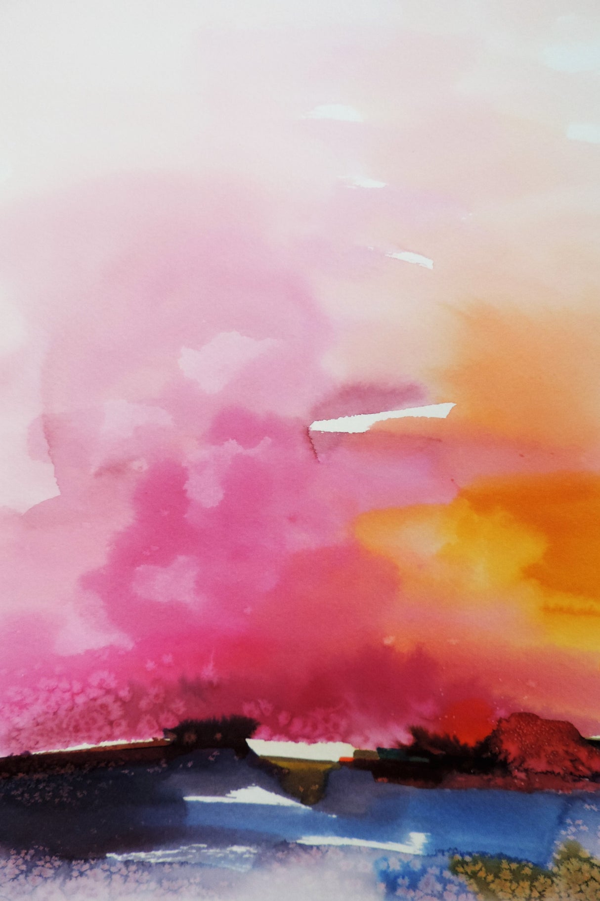 Abstrait 2 Poster och Canvastavla