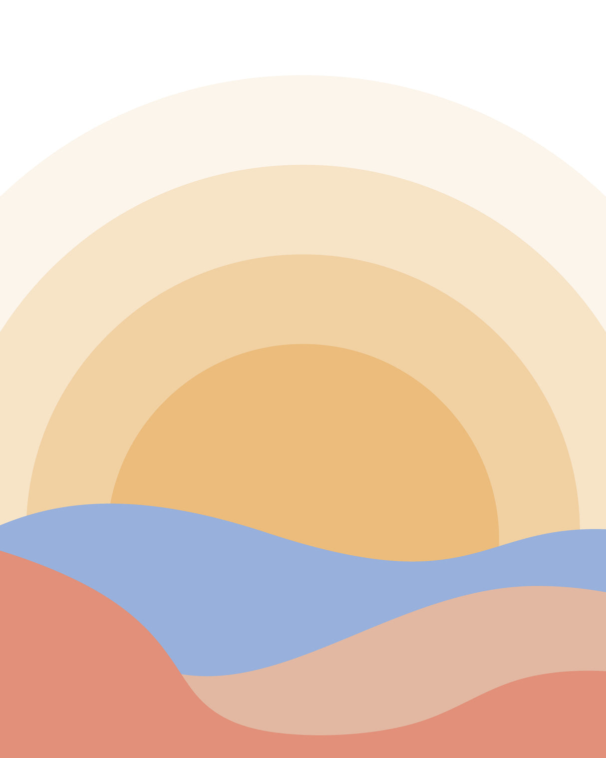 Sunset Poster och Canvastavla